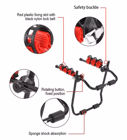 ユニバーサルリアマウント 3 自転車車サイクルバイクキャリアラック