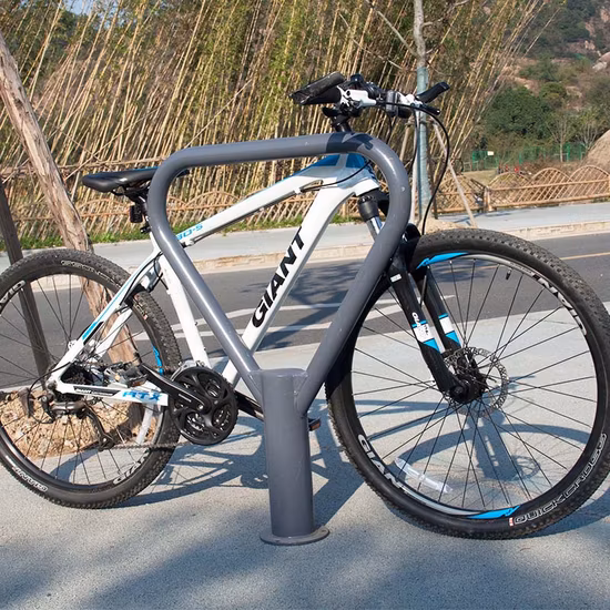 2021 ホワイトパウダーコーティングされた Doule デッキスタンド複数の自転車ラック